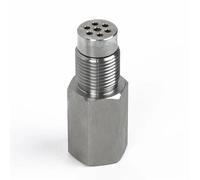 Sensor de óxidos de nitrógeno Espaciador de sensor de oxígeno lambda catalítico mini M18*1,5 SS304, adaptador de protección de lámpara de falla de automóvil Sensor para gases nocivos