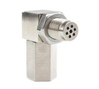 Sensor De Oxígeno Adaptador Espaciador Universal Para Sensor Oxígeno O2, Luz Verificación Motor CEL De 90 Grados, Convertidor Catalítico Para Mini Lambda Sensor