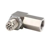 Sensor de oxígeno para automóvil M18 x 1.5, Espaciador de Sensor de oxígeno, Adaptador Angular automático de 90 Grados, solución para convertidor catalítico y luz de Advertencia del Motor (CEL).