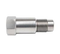 Sensor De Oxígeno Para Motores Adaptador Espaciador De Sensor De O2 Minicatalizador CEL De Luz De Verificación De Motor Universal De Acero Inoxidable SS304 M18X1.5(B)