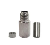 Sensor De Oxígeno Para Motores Espaciador Universal Para Sensor De Oxígeno O2 De Coche Adaptador De Luz Motor Tapón Convertidor Catalítico Fijación Hierro Niquelado(B)