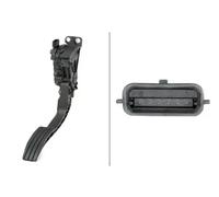 Hella Sensor de posición del pedal del acelerador 6PV 010 946-201 – 6 polos para Renault Twingo/Wind