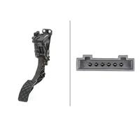 Hella Sensor de posición del pedal de acelerador 6PV 008 496-701, 6 polos, dirección izquierda