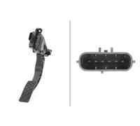 Sensor de posición del pedal del acelerador para vehic. dirección izquierda