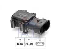 FACET Sensor, presión colector de admisión para NISSAN: Interstar, Primastar & RENAULT: Master, Clio, Kangoo, Laguna, Mégane, Trafic (Ref: 10.3064)