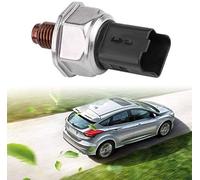 Sensor de presión de combustible Qiilu sensor de alta presión de rampa de combustible de coche para 2.0 HDI TDCI 5WS40039, 1570F9, 1570J3, 1570N5, 1570J4, 9307Z527A