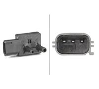 HELLA 6PP 009 409-281 Sensor, presión gas de escape - 3polos - atornillado