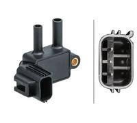Sensor de presión de gases de escape HELLA 6PP009 409-601