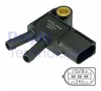 DELPHI Sensor, presión gas de escape para MERCEDES-BENZ: Sprinter, Classe E, MARCO POLO, Classe CLS, Classe GLK, Classe GLA (Ref: DPS00014)