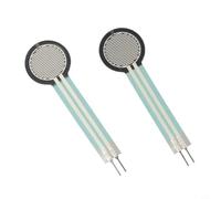 Sensor de presión de película fina, paquete de 2, resistencia de detección para estrés FSR402, detección de cambios de resistencia de alta sensibilidad para el hogar