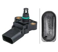 Sensor de presión de sobrealimentación MAP 6PP 009 403-341 HELLA para VW AUDI