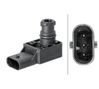 HELLA 6PP 358 152-111 Sensor, presión de sobrealimentación - 3polos - atornillado