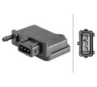 Sensor de presión de sobrealimentación MAP 6PP 358 152-171 HELLA para CITROËN