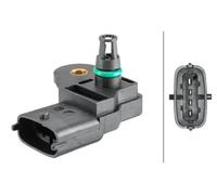 Sensor de presión de sobrealimentación MAP 6PP 358 152-331 HELLA para FORD