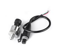 Sensor de presión decombustible de aceite, 1/8"NPT Sensor de presión de acero inoxidable Regulador Transductor Kit de cable de interruptor emisor para aceiteCombustible Aire Agua (200 PSI)