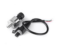 Sensor de presión decombustible de aceite, 1/8"NPT Sensor de presión de acero inoxidable Regulador Transductor Kit de cable de interruptor emisor para aceiteCombustible Aire Agua (300PSI)