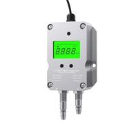 Sensor de presión diferencial RS485 4-20 mA 0-10 V 0-5 V Transmisor de presión 200 Pa 300 Pa 3 kPa 20 kPa Convertidor de presión del viento(RS485-LCD,0-20Kpa)