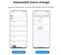 Sensor de presión para Tuya para Zigbee para uso doméstico inteligente en detección de presencia en camas, sofás, sillas y cabeceros con notificaciones de aplicación en tiempo real (30 cm)