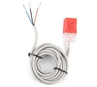 Sensor de proximidad inductivo, PL-05N NPN Normalmente abierto Interruptor del sensor de proximidad de CC Materia DC12-24V AC110-220V Interruptor del sensor de proximidad magnético de 5 mm de distanci
