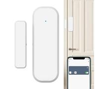 Sensor de puerta WiFi, sensor detector de entrada WiFi inteligente, dispositivo de seguridad para el hogar, solución de monitor magnético, notificación remota por aplicación, automatización del hogar