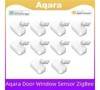 Sensor de Puerta y Ventana Aqara Zigbee MCCGQ11LM, Mini Sensor Inteligente de Puerta con Alarma, Compatible con Mi Home y la Aplicación HomeKit para Xiaomi Smart Home Soporte para Teléfono