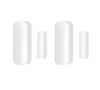 Sensor de Puerta y Ventana Inteligente WiFi, Alarma de Detector inalámbrico de Puerta y Ventana,Sensor de Contacto de Puerta y Ventana para Seguridad del hogar Compatible Alexa/Google Home,2Pack