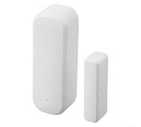 Sensor de puerta Zigbee para Tuya, imán magnético de puerta de contacto con soporte de voz y notificaciones de teléfono de aplicación, batería WiFi DC3V LR03 de 2.4 GHz, comparte el estado con la