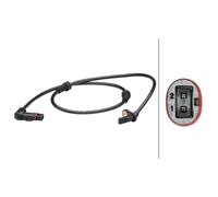 Sensor De Raddrehzahl Hella Activo 2 Pines 760 Mm Cable Para MB GLK