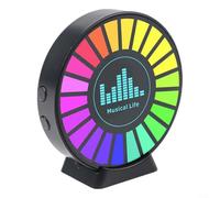 Sensor de ruido de vibración, 1 paquete de luz RGB para detección de sonido EVP, iluminación controlada por voz, diseño compacto para investigadores