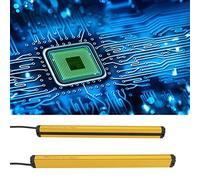 Sensor de seguridad industrial HaloVerde con entrada de 10-30 VCC y cortina de luz de seguridad con espaciado óptico de eje de 40 mm para líneas de montaje automatizadas y (8 beams BEM0840-C-280NB)