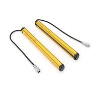 Sensor de seguridad industrial HaloVerde con entrada de 10-30 VCC y cortina de luz de seguridad con espaciado óptico de eje de 40 mm para líneas de montaje automatizadas y (6 beams BEM0640-C-200NB)