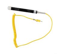 Sensor de sonda de temperatura de termopar tipo K de 500 °C, termómetro digital, herramienta de prueba, con punta de acero inoxidable, compatible con TM902C, TES1310 (81531B)