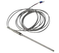 Sensor de sonda termopar tipo K con rosca M8 × 1,25 mm, longitud de sonda de 30-200 mm, cable de 1-5 m, rango de 0 °C a 400 °C para procesos industriales (150 mm-cable 1 m)