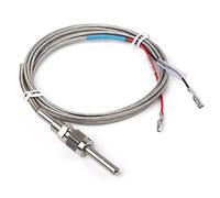 Sensor de temperatura de escape para automóvil de 1/8 pulgadas NPT, transductor termométrico automotriz, sonda de alta temperatura de 200-1200 °C para la monitorización del motor,