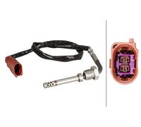 Sensor de temperatura de gases de escape 6PT 010 376-171 HELLA para SKODA AUDI