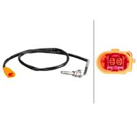 Sensor de temperatura de gases de escape 6PT 010 376-261 HELLA para SEAT SKODA