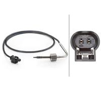 Sensor de temperatura de gases de escape 6PT 014 494-091 HELLA