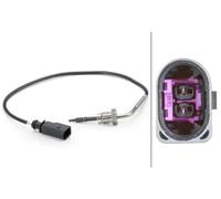 Sensor de temperatura de gases de escape 6PT 014 494-101 HELLA para AUDI VW