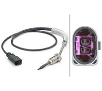 Sensor de temperatura de gases de escape 6PT 014 494-261 HELLA para VW SKODA
