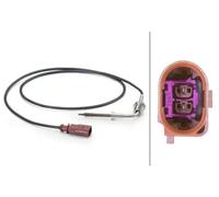 Sensor de temperatura de gases de escape 6PT 014 494-271 HELLA para AUDI VW