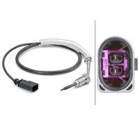 Sensor de temperatura de gases de escape 6PT 014 494-291 HELLA para VW SEAT