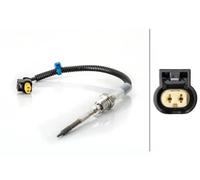 Hella – Sensor de temperatura de gases de escape 6PT 014 495-041 – 2 pines, atornillado, cable 212 mm