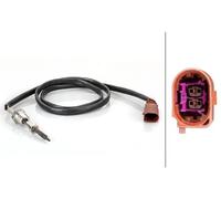 Sensor de temperatura de gases de escape 6PT 014 495-121 HELLA para VW SEAT AUDI