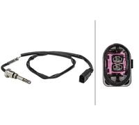 Sensor de temperatura de gases de escape 6PT 358 181-091 HELLA para VW