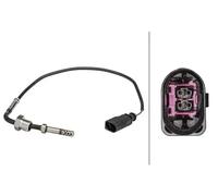 Sensor de temperatura de gases de escape 6PT 358 181-161 HELLA para VW AUDI
