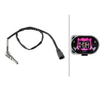 Hella Sensor temperatura gases de escape 6PT 358 226-161 2 polos atornillado Cable 606 mm