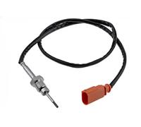 Sensor de temperatura de gases de escape con filtro de partículas en forma de d