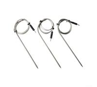Sensor de temperatura de repuesto, paquete de 3 con cable de 4.26 pies de largo diseñado para parrillas de barbacoa al aire libre y ahumadores que proporcionan lecturas precisas de hasta 300 grados