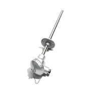 Sensor de temperatura de resistencia térmica PT100, estabilidad de transmisión de señal montada en brida móvil, 16mm * 150/200/300/400/500mm(Probe 6x150mm)