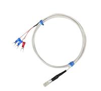 Sensor de temperatura de superficie de silicona PT100, sonda RTD adhesiva for temperatura de tuberías industriales(Pt100-B-H-1M)